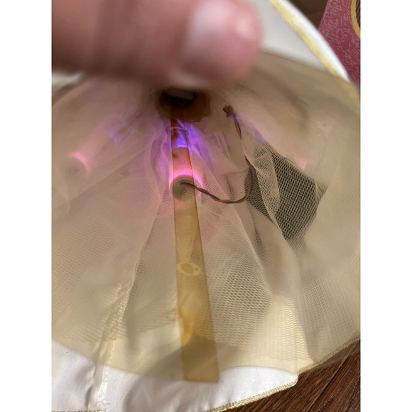 Fiber Optic Light Up Color Changing Angel Christmas Tree Topper Table Decor Vtg - Picture 7 of 12